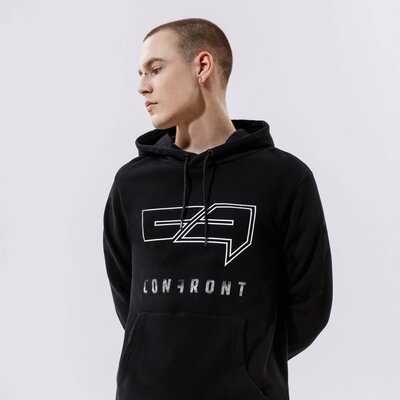 CONFRONT BLUZA Z KAPTUREM LOGO HOODY BLACK 
