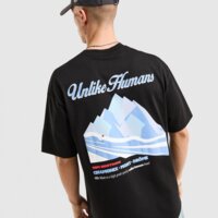 Koszulka męska UNLIKE HUMANS T-SHIRT BOARDER ulhtm10477007 kolor czarny
