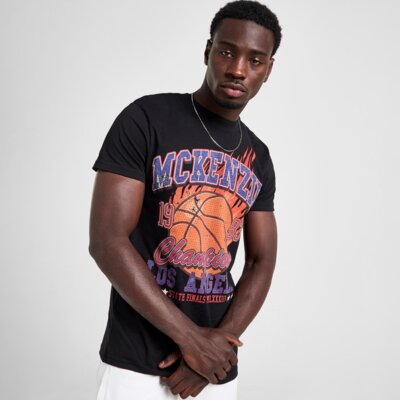 MCKENZIE T-SHIRT FIREBALL TEE BLK-BLK