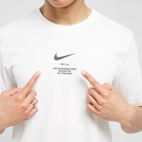 Koszulka męska NIKE T-SHIRT SWOOSH TEE WHT TEE hj6119-100 kolor biały