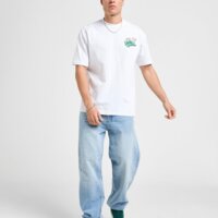 Koszulka męska UNLIKE HUMANS T-SHIRT CLUB TEE WHT-WHT ulhtm10307010 kolor biały