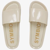 Klapki damskie SYMBIOSIS INES SLIDES syws119002 kolor beżowy
