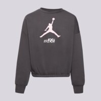 Bluza dziecięca JORDAN BLUZA JUMPMAN CLUB PLEATED FLC CREW GIRL 45f410-g0t kolor czarny