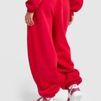 Spodnie damskie JORDAN SPODNIE W BROOKLYN FLEECE JOGGER im7314-687 kolor czerwony