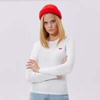 Koszulka damska LEVI'S T-SHIRT LS BABY TEE 69555-0000 kolor biały