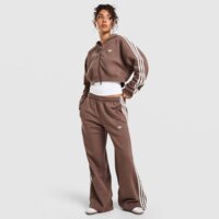 Damska bluza ADIDAS BLUZA ROZPINANA Z KAPTUREM 3S CROPPED HOOD ky5238 kolor brązowy