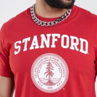 Koszulka męska CHAMPION T-SHIRT CREWNECK T-SHIRT 218572rs010 kolor czerwony