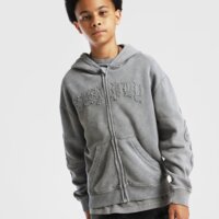 Bluza dziecięca SUPPLY&DEMAND BLUZA ROZPINANA Z KAPTUREM AYDAR suptjb17933171 kolor szary