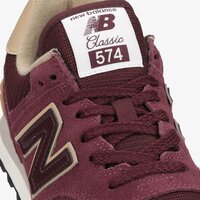 Damskie buty NEW BALANCE 574  ml574bg2 kolor bordowy