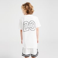 Koszulka dziecięca JORDAN T-SHIRT JDB MJ MVP WM SS TEE 95f053001 kolor biały
