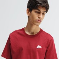 Koszulka męska NIKE T-SHIRT M NSW CLUB ar4997-677 kolor bordowy