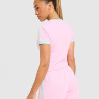 Koszulka damska ADIDAS T-SHIRT BABY kv8502 kolor różowy
