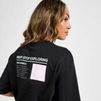 Koszulka damska THE NORTH FACE T-SHIRT SEVEN SUMMITS OVERSIZE TEE nf0a8f7ujk31 kolor czarny