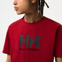 Koszulka męska HELLY HANSEN T-SHIRT HH LOGO T-SHIRT 33979215 kolor bordowy