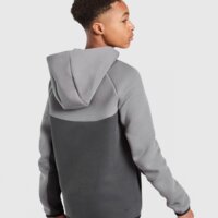Bluza dziecięca NIKE BLUZA ROZPINANA Z KAPTUREM B NSW TECH FLEECE hv5867-015 kolor szary