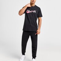 Koszulka męska NIKE T-SHIRT SWOOSH TEE BLK/PINK TEE fn7704-013 kolor czarny