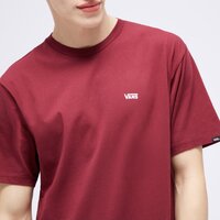 Koszulka męska VANS T-SHIRT MN LEFT CHEST LOGO TEE BURGUNDY vn0a3czebrg1 kolor bordowy