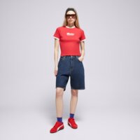 Koszulka damska DICKIES T-SHIRT LEWISTOWN RINGER SS TEE W dk0a4z8i0er1 kolor czerwony