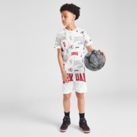 Koszulka dziecięca JORDAN T-SHIRT ARC AOP TEE WHT/BLK/RED 95d800-001 kolor biały