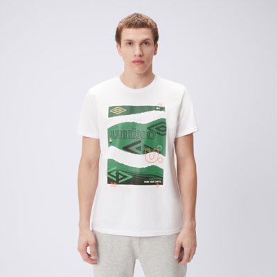 UMBRO T-SHIRT UMBRO GRAPHICS B LOGO WHITE