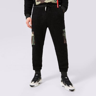 SPRAYGROUND SPODNIE TEDDY POCKET PANTS BLACK