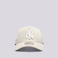 Męska czapka z daszkiem NEW ERA CZAPKA LEAGUE ESS 9FORTY TRUCKER NYY STN NEW YORK YA 12523893 kolor beżowy