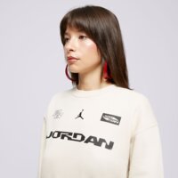 Damska bluza BLUZA W JORDAN BRKLN FLC CREW GFX 24 fv7086-203 kolor beżowy