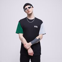 Koszulka męska VANS T-SHIRT COLORBLOCK VARSITY SS TEE BLACK vn0007v8blk1 kolor czarny