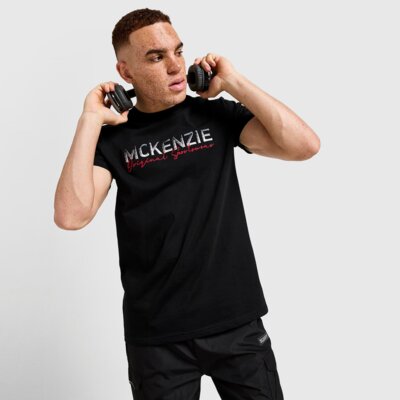 MCKENZIE T-SHIRT CASSON TEE BLK-BLK