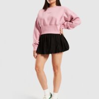 Damska bluza REEBOK BLUZA CROPPED CREWNECK RICHARD 100241207 kolor różowy