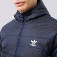 Męska kurtka zimowa ADIDAS KURTKA PUCHOWA PAD HOODED PUFF hl9210 kolor niebieski