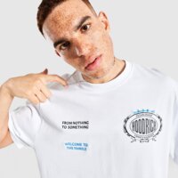Koszulka męska HOODRICH T-SHIRT OVERSIZE NOIR hr02250007 kolor biały