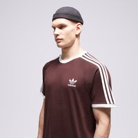 Koszulka męska ADIDAS T-SHIRT 3-STRIPES TEE im2077 kolor brązowy