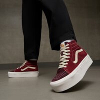 Trampki damskie VANS UA SK8-HI TAPERED STACKFORM vn0a7q5ptwp1 kolor czerwony