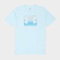 Koszulka męska UNDER ARMOUR T-SHIRT UA BOX LOGO BLUE 1386793-494 kolor niebieski
