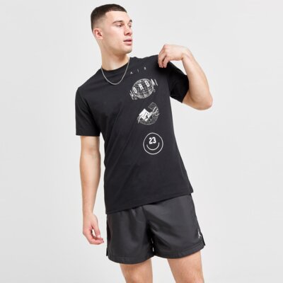 T SHIRT M JORDAN BRAND LOGO STACK SS CRW