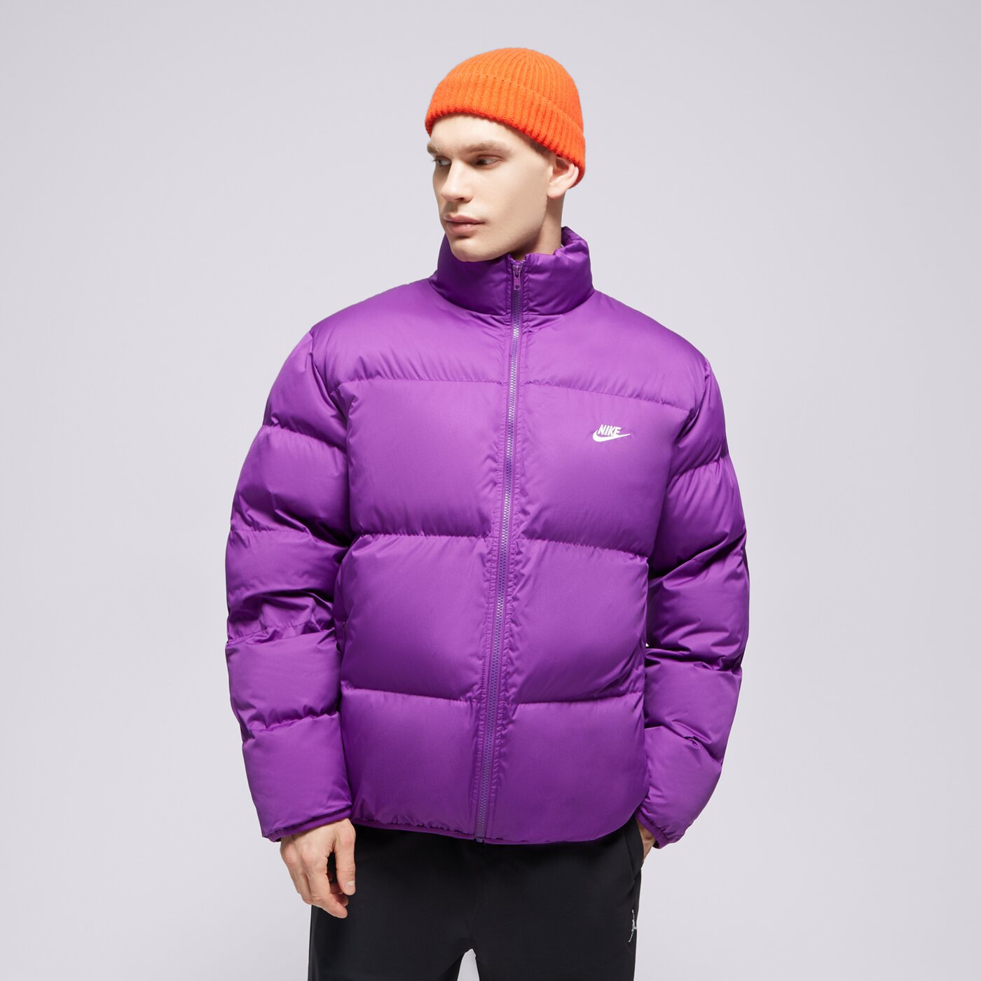 NIKE KURTKA M NK CLUB PUFFER (FB7368-507) | kolor fioletowy