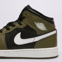 Buty dziecięce AIR JORDAN 1 MID  dq8423-092 kolor khaki