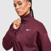 Damska bluza NIKE BLUZA W NSW PHNX FLC CRP dq5767-652 kolor bordowy