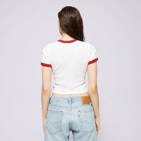 Koszulka damska LEVI'S T-SHIRT GRAPHIC MINI RINGER NEUTRALS a3523-0098 kolor biały