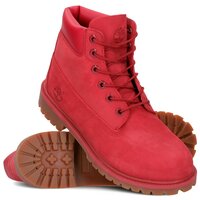 Dziecięce buty outdoor TIMBERLAND PREMIUM 6 INCH WP BOOT  tb0a13hv6261 kolor czerwony