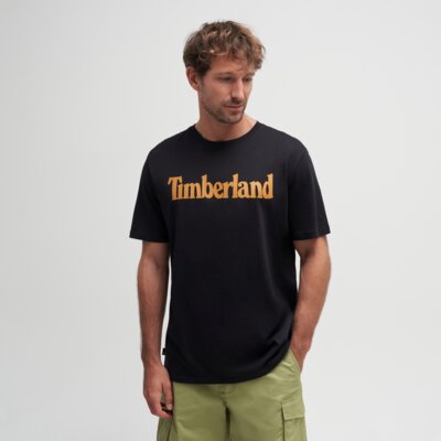 TIMBERLAND T-SHIRT WORDMARK LOGO SHORT SLEEVE TEE