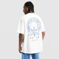 Koszulka męska SUPPLY&DEMAND T-SHIRT CROSSES TEE GRY-VGY suptm18373325 kolor biały