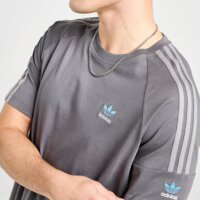 Koszulka męska ADIDAS T-SHIRT LOCK UP TEE GRY/BLUE jm1183 kolor szary
