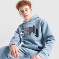 Bluza dziecięca SUPPLY&DEMAND BLUZA Z KAPTUREM BIANCO OH HD suptjb17525640 kolor niebieski