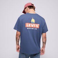 Koszulka męska LEVI'S T-SHIRT SS RELAXED FIT TEE BLUES 16143-1525 kolor niebieski