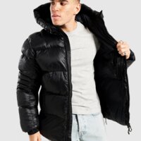 Męska kurtka zimowa ZAVETTI KURTKA TANOX PUFFER BLK 4119033 kolor czarny