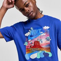 Koszulka męska NIKE T-SHIRT AIR SPACE TEE WHT TEE hj5468-480 kolor niebieski