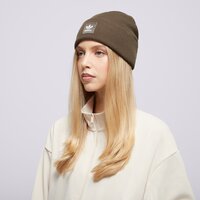 Damska czapka zimowa ADIDAS CZAPKA AC CUFF KNIT iy7030 kolor zielony
