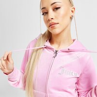 Damska bluza JUICY COUTURE BLUZA ROZPINANA Z KAPTUREM DMNT PINK jcjdw298346 kolor różowy